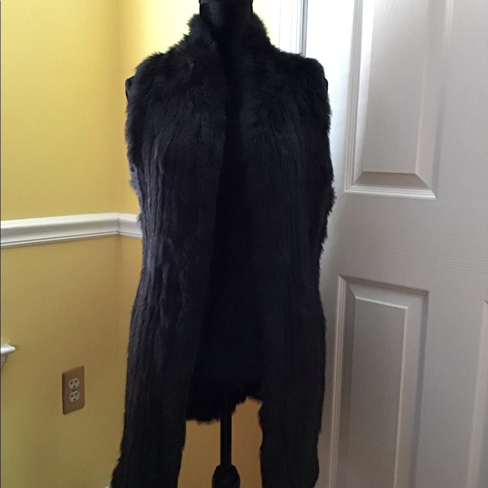 Love Token Rabbit Fur Vest